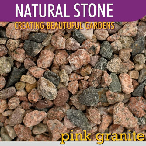 Pink Granite 20mm (3/4”) 20kg