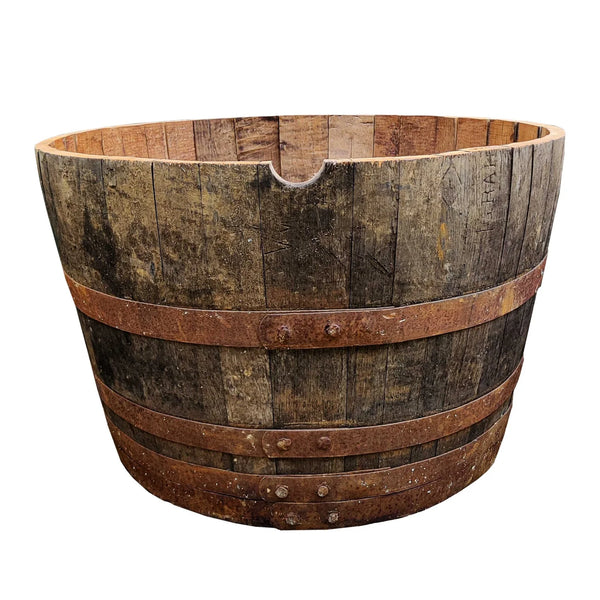 Half Whiskey Barrel