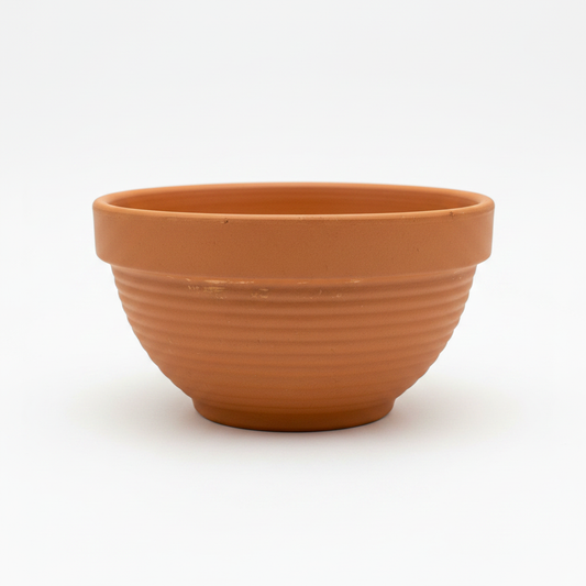 Ribbed Terracotta Bowl