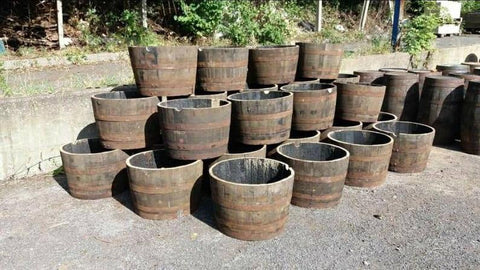 Half Whiskey barrel